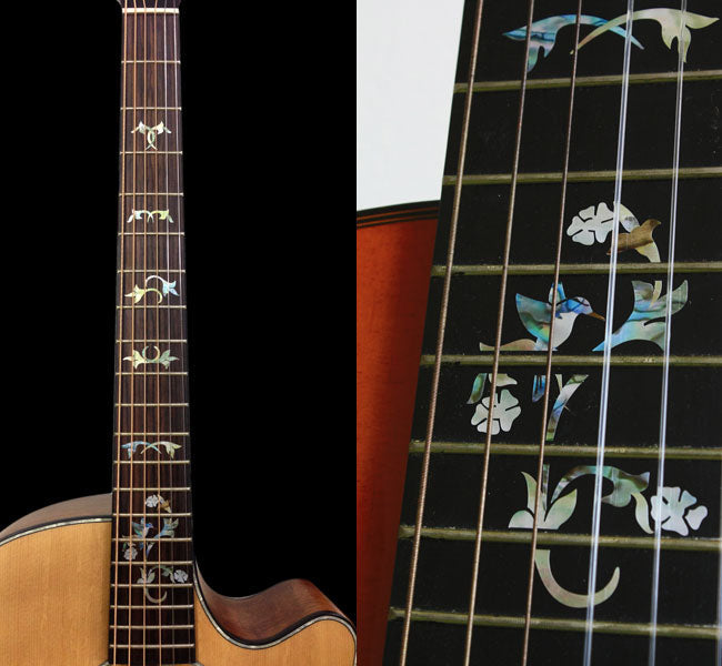 Winding Vine & Bird Cindy - Inlay Stickers Jockomo