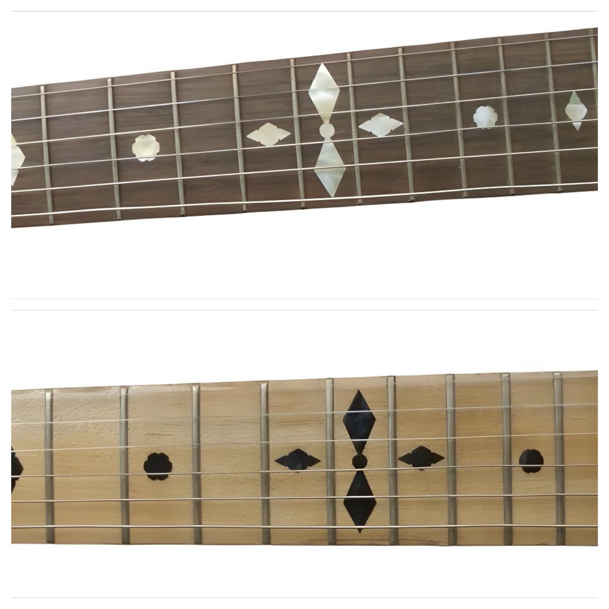 Diamond Checker Fret Markers - Inlay Stickers for Guitars