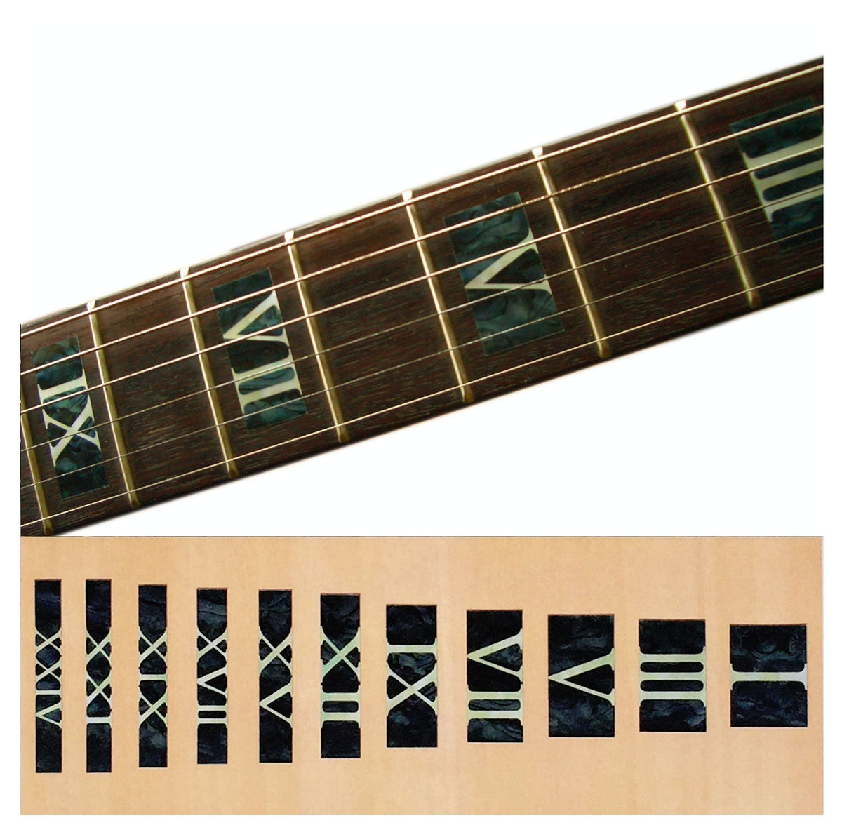 Roman Numeral Blocks - Inlay Stickers Jockomo