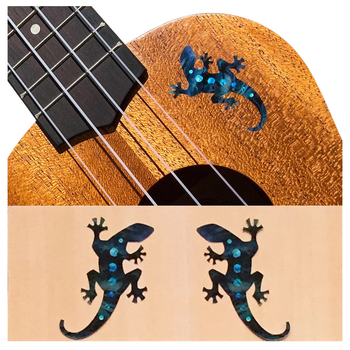 Lizard (L&R) - Inlay Stickers Jockomo