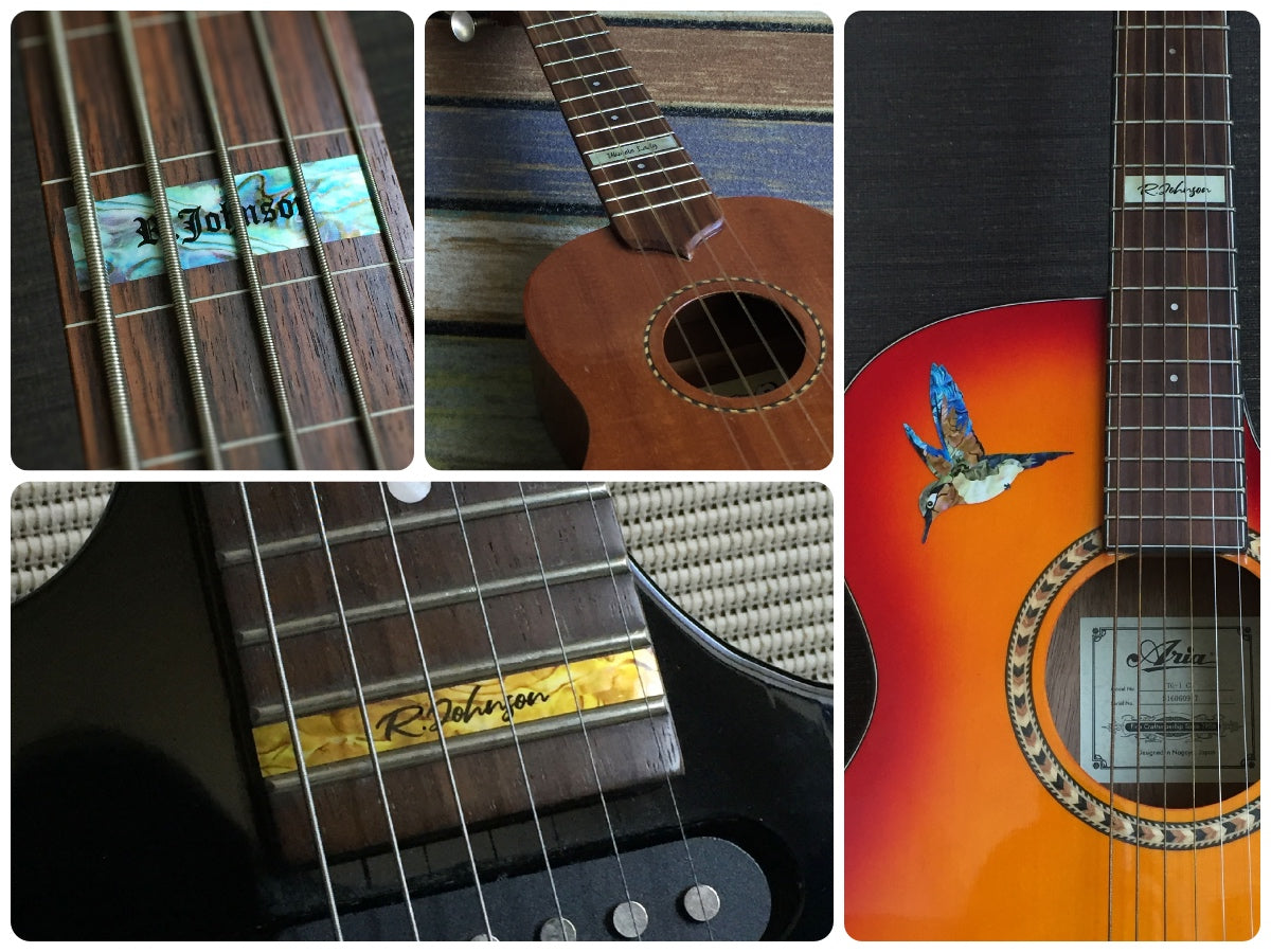 Custom-Made 12th Fret Marker for Bass - Inlay Stickers Jockomo