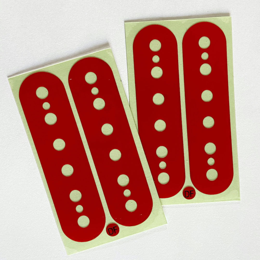 Pickup Stickers for Humbucker // DiMarzio DP100 F-Spaced - Inlay Stickers Jockomo