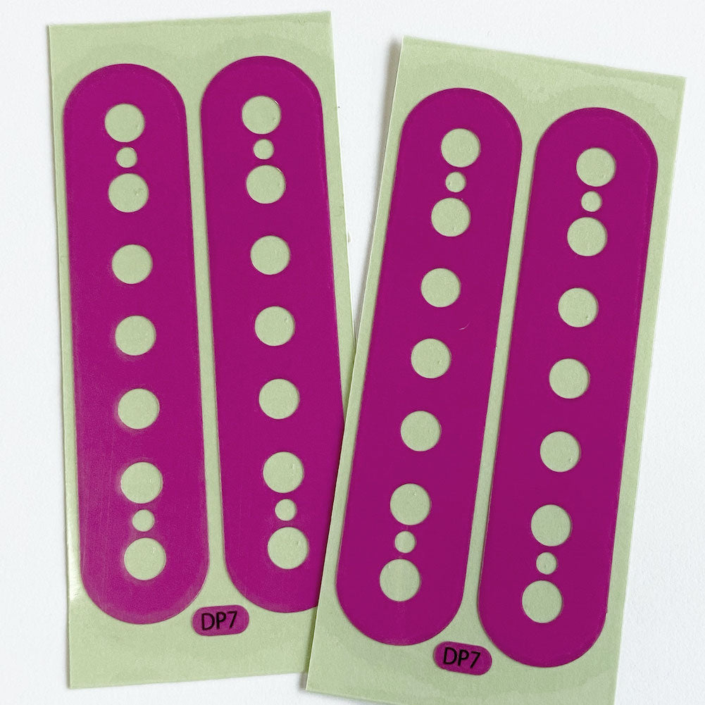 Pickup Stickers for 7 String Guitar Humbuckers - Inlay Stickers Jockomo