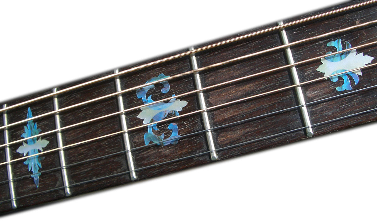 Classical banjo inlay pattern fret markers for both electric & acoustic guitars