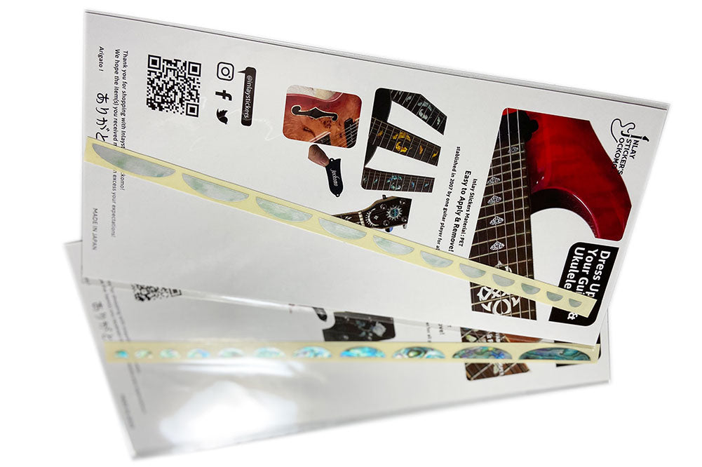 Thumbnail / Half Moon - Fret Side Markers Inlay Stickers
