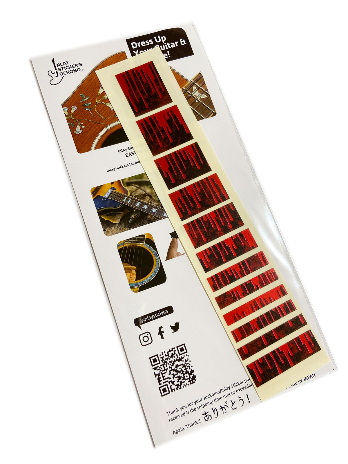 Dripping Blood Blocks - Fret Markers for Guitars