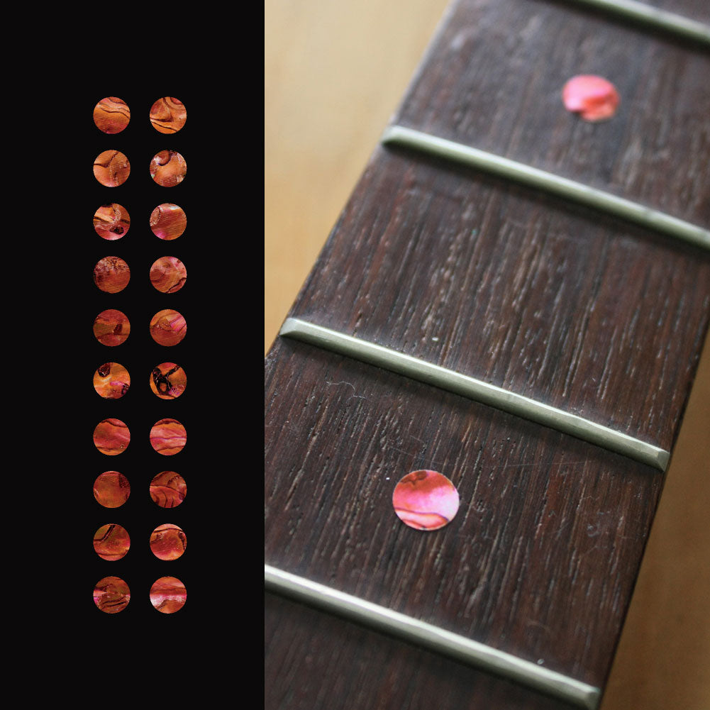 1/4"(6.35mm) Dot Fret Markers - Inlay Stickers Jockomo