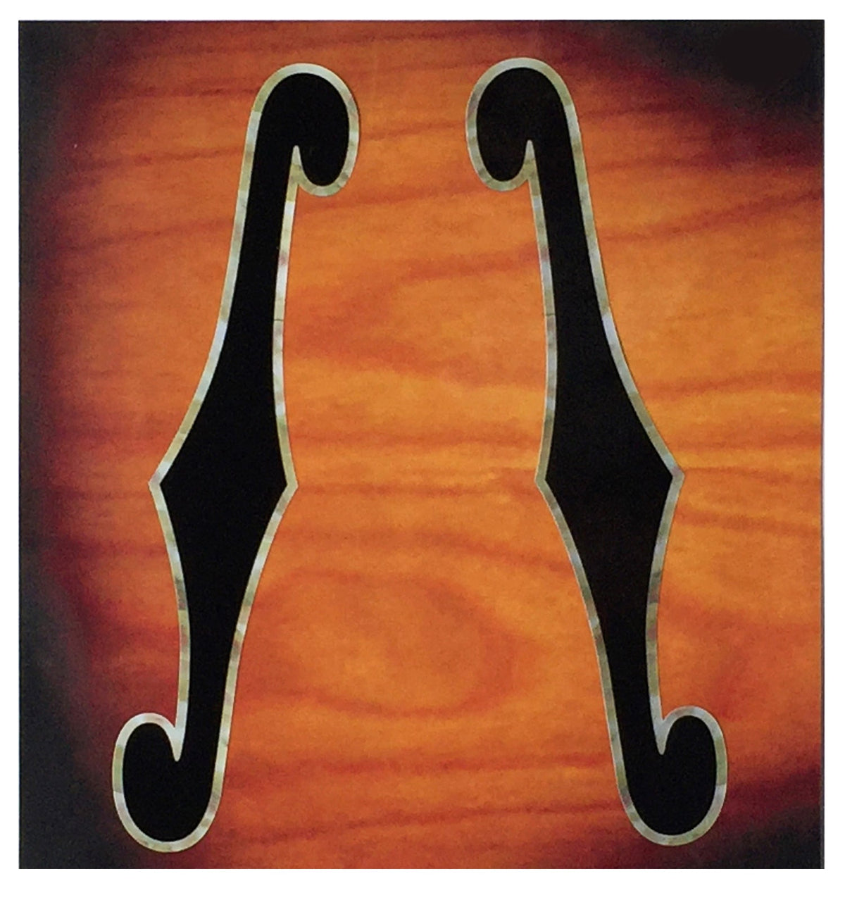 Telly Style / L&R F-Holes - Inlay Stickers Jockomo