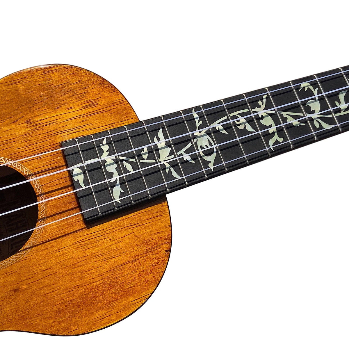 Tree of Life (White Pearl) - Fret Markers for Ukuleles - Inlay Stickers Jockomo