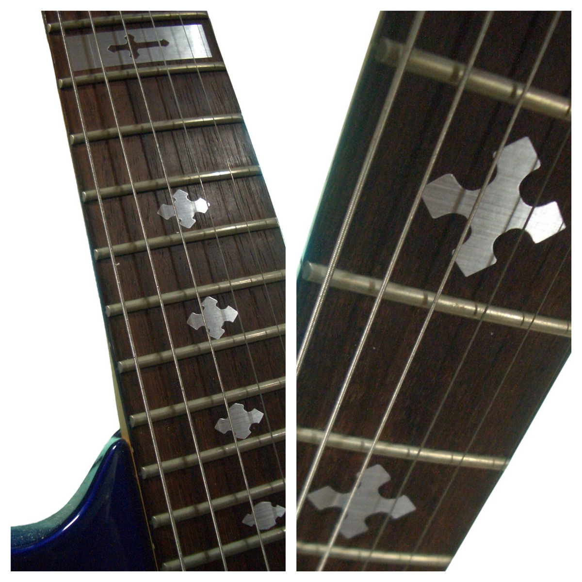 Cross Fret Markers - Inlay Sticker for guitar & bass