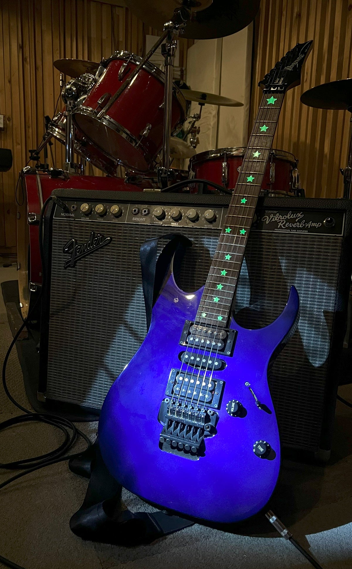 Glow in the Dark / Stars - Fret Markers for Guitars & Bass - Inlay Stickers Jockomo