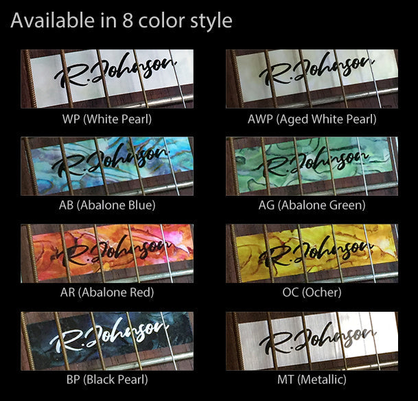 Custom-Made 12th Fret Marker for Guitars - Inlay Stickers Jockomo