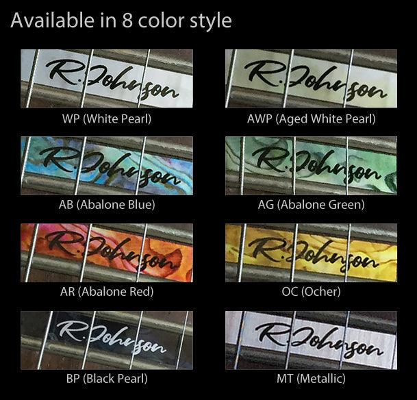 Custom-Made 24th Fret Marker for Guitars - Inlay Stickers Jockomo