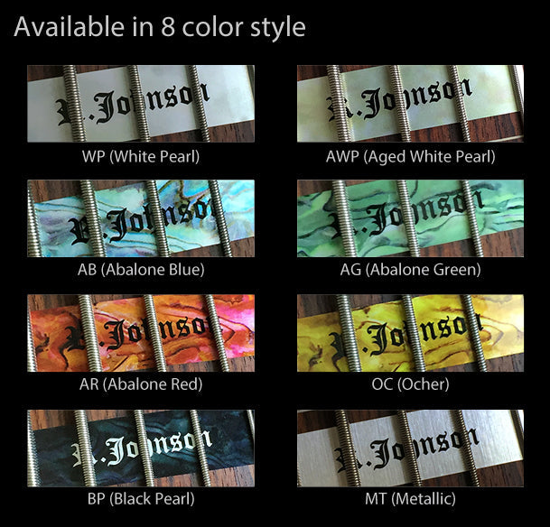 Custom-Made 12th Fret Marker for 5-String Bass - Inlay Stickers Jockomo