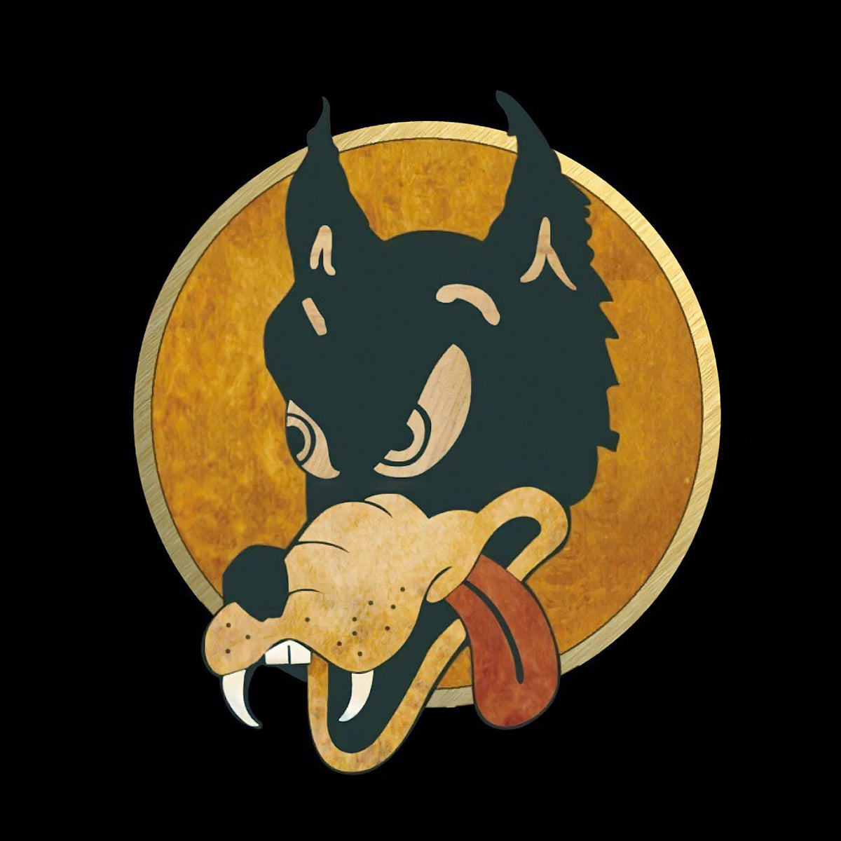Jerry Garcia Wolf (Grateful Dead) - Inlay Stickers Jockomo