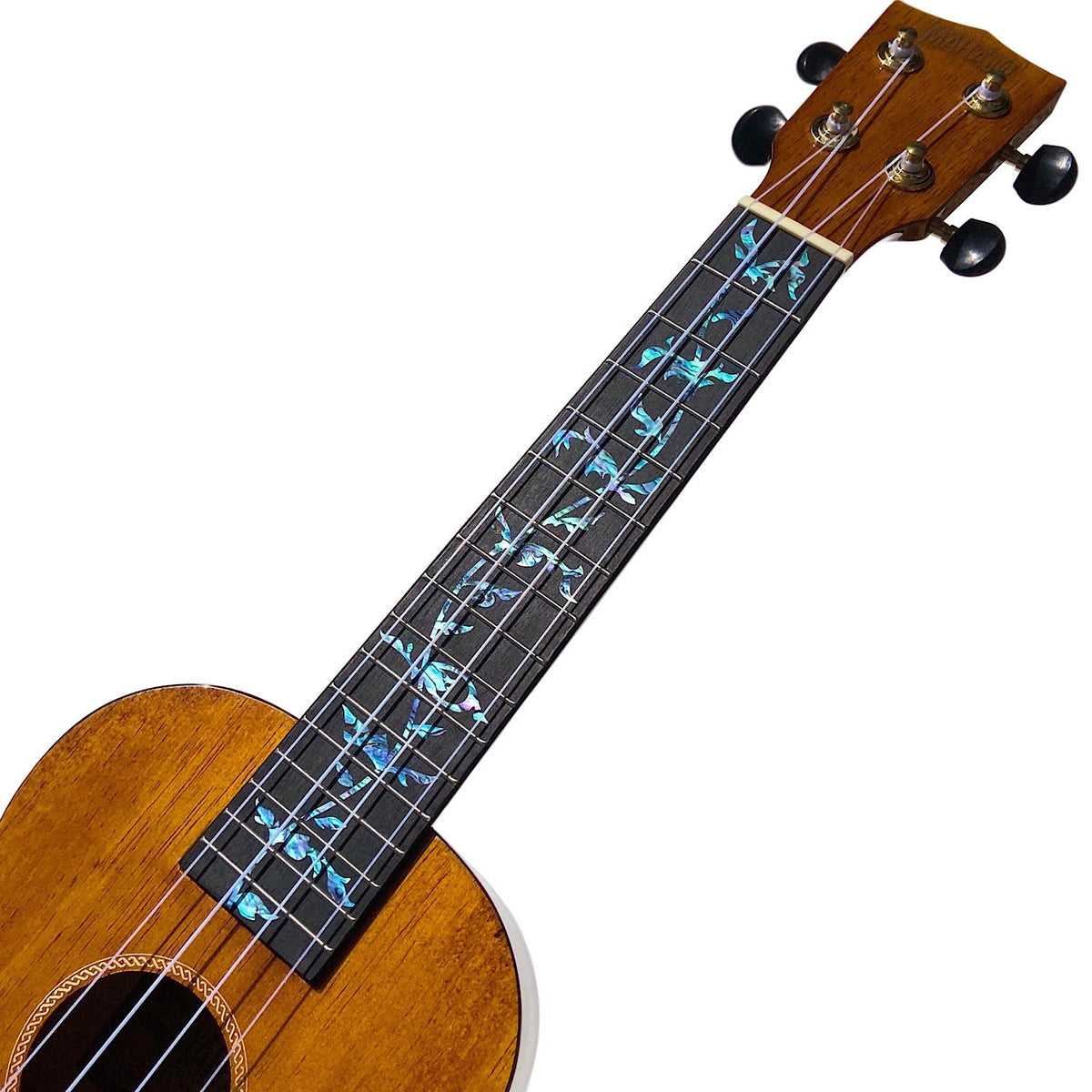 Tree of Life (Abalone Blue) - Fret Markers for Ukuleles - Inlay Stickers Jockomo