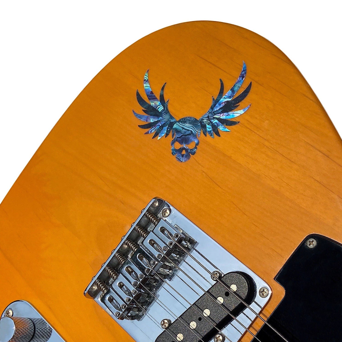 Winged-Skull - Inlay Stickers Jockomo