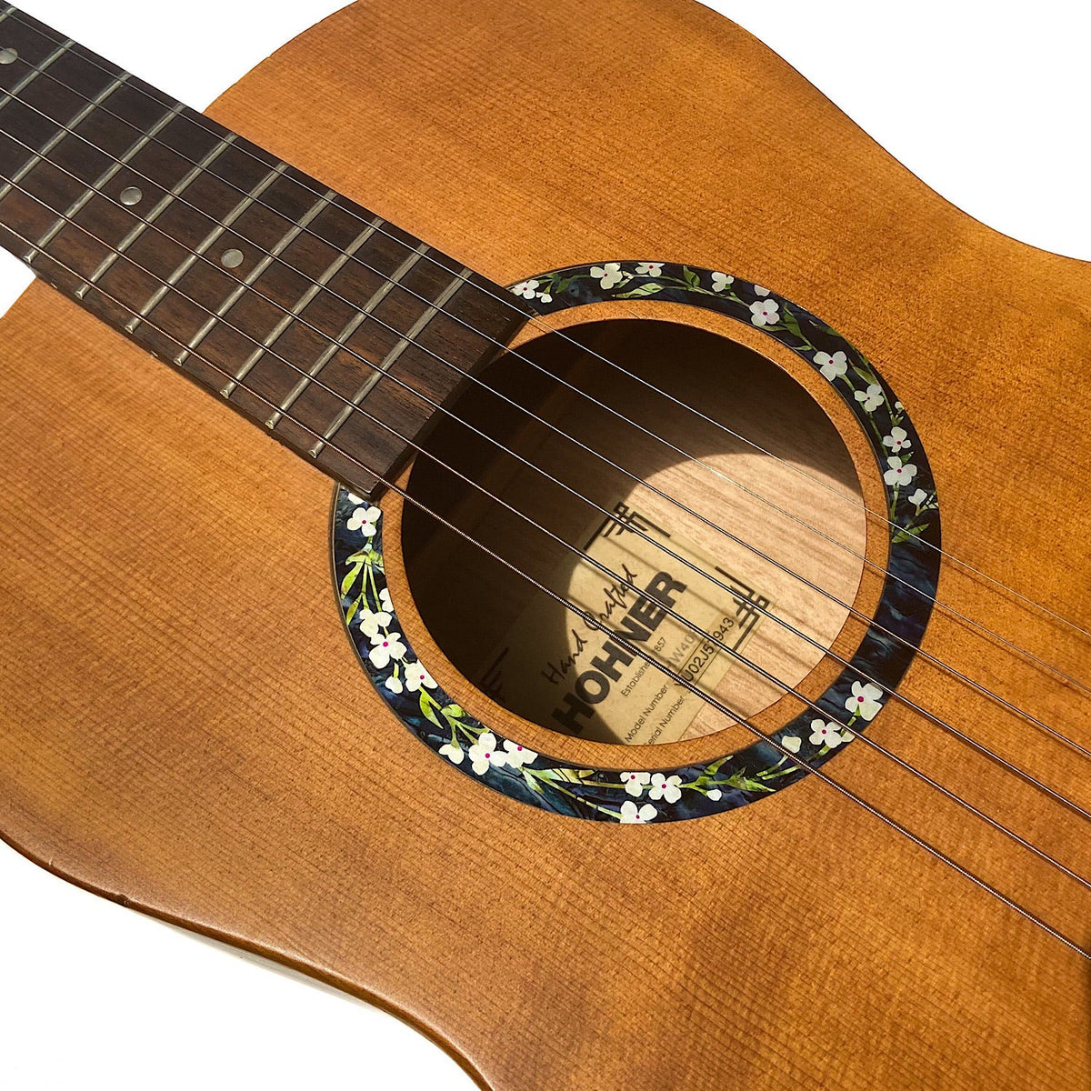 Rosette (Flowers) - Purfling for Guitars - Inlay Stickers Jockomo