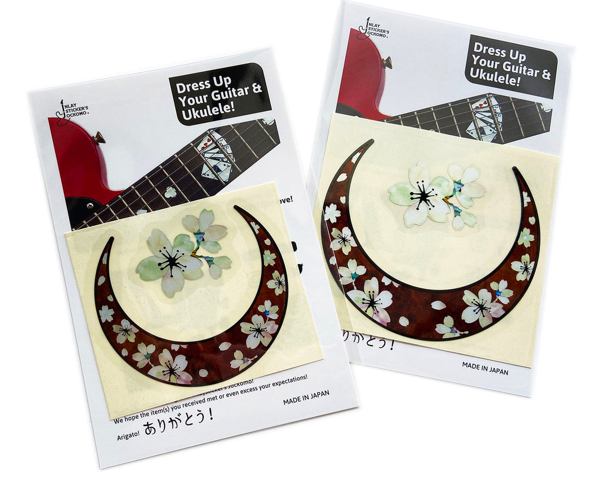 Sakura (cherry blossom) Rosette For Ukulele - Inlay Stickers Jockomo