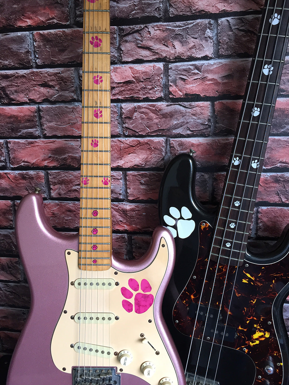 Animal Foot Prints - Fret Markers for Guitars & Bass - Inlay Stickers Jockomo