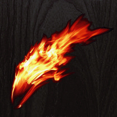Real Fire Flame-Burning Inlay Stickers Decals Guitar Bass - Inlay Stickers Jockomo