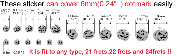 Pumpkins - Inlay Stickers Jockomo