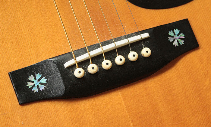Snowflakes - 4pcs Bridge Inlays - Inlay Stickers Jockomo