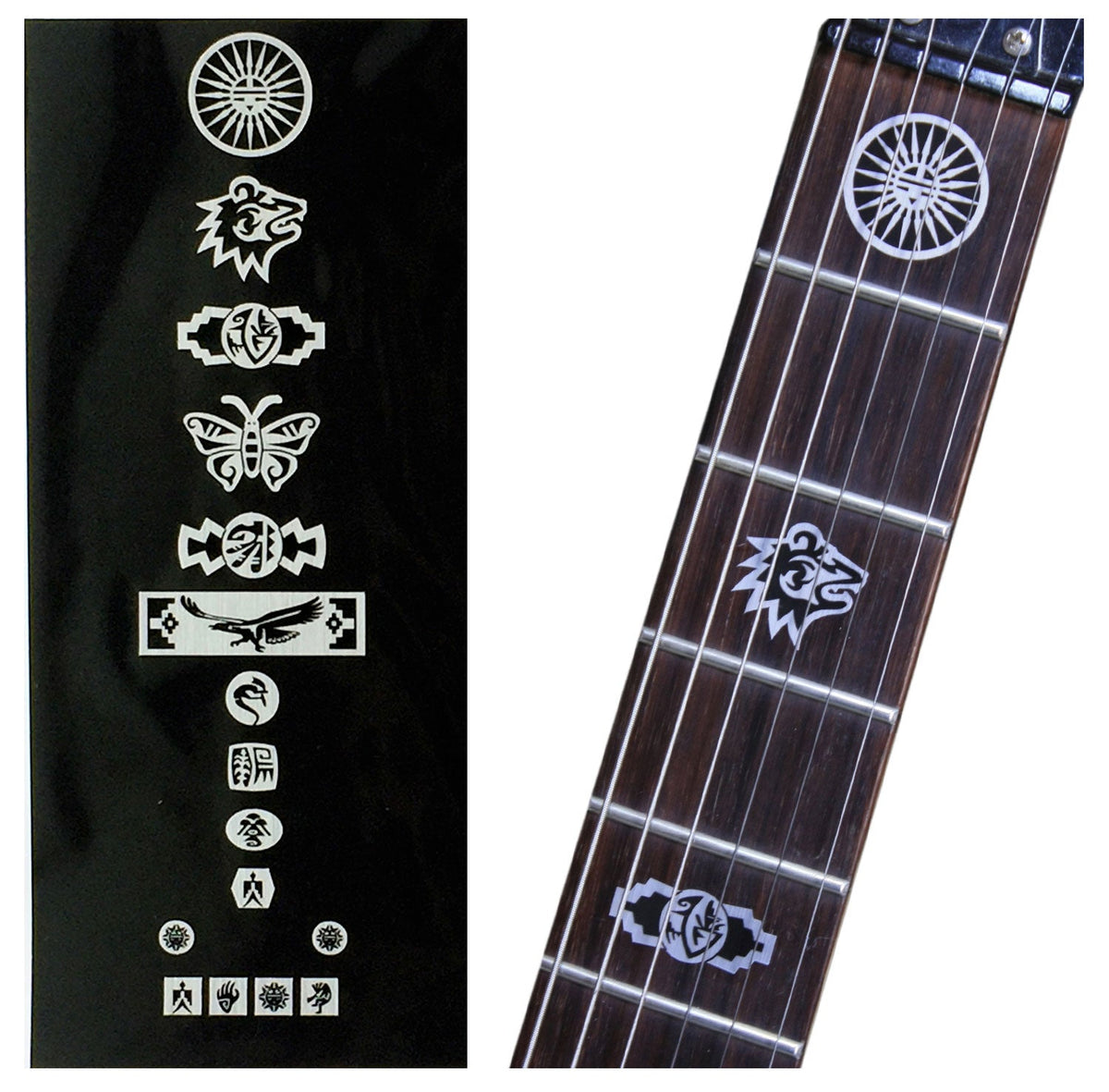Hopi Symbols / F-040HO-MT - Inlay Stickers Jockomo
