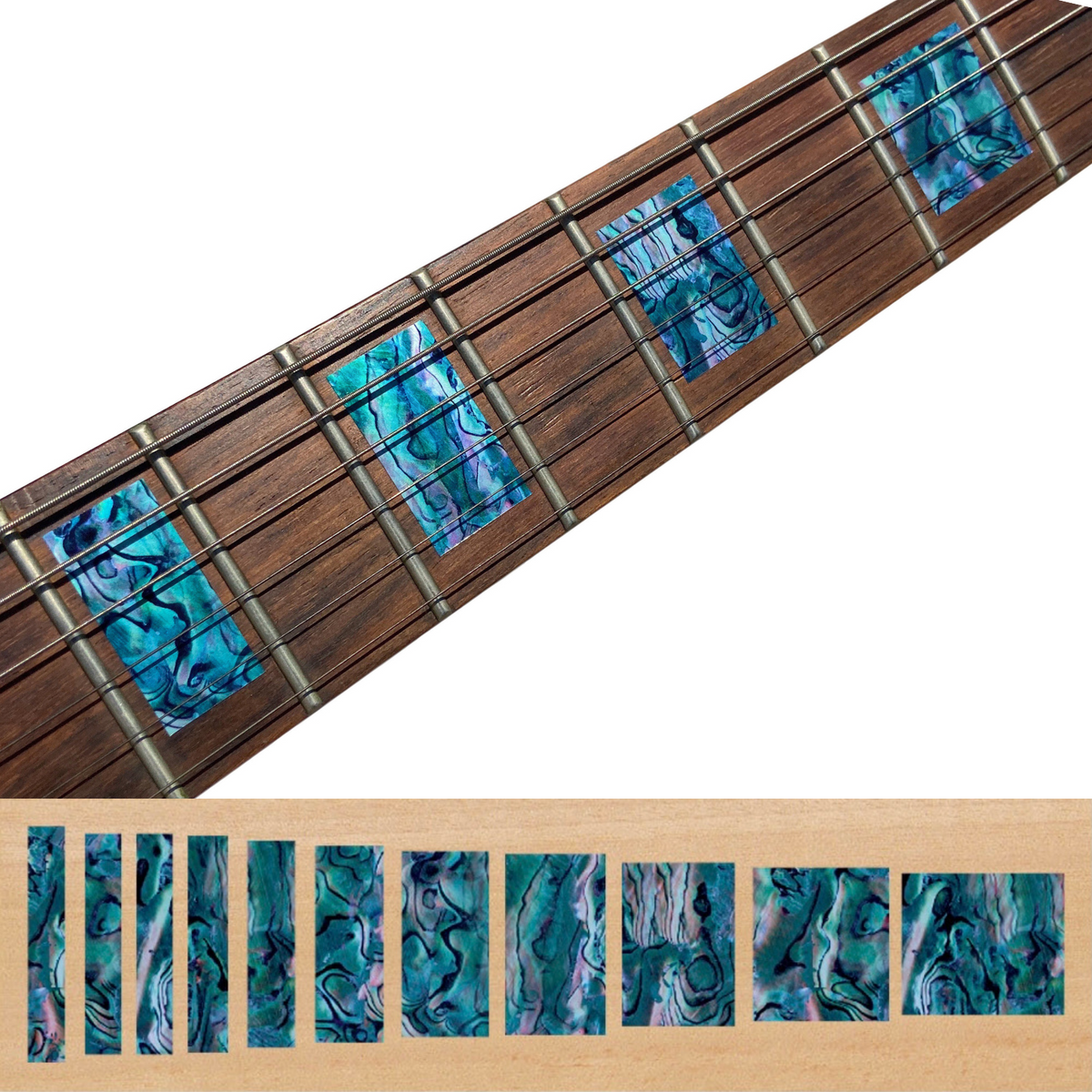 LP Blocks - Fret Markers for Guitars - Inlay Stickers Jockomo