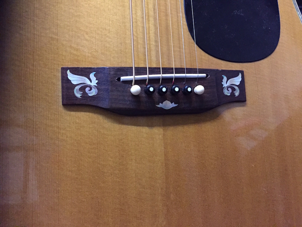 Little Wing - 2pcs Bridge Inlays - Inlay Stickers Jockomo