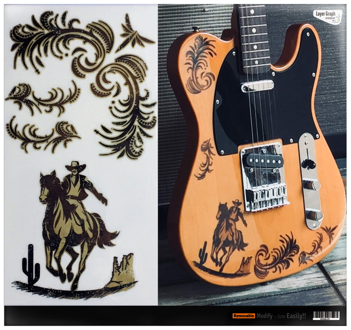 Wild West - Layer Graph Stickers - Inlay Stickers Jockomo
