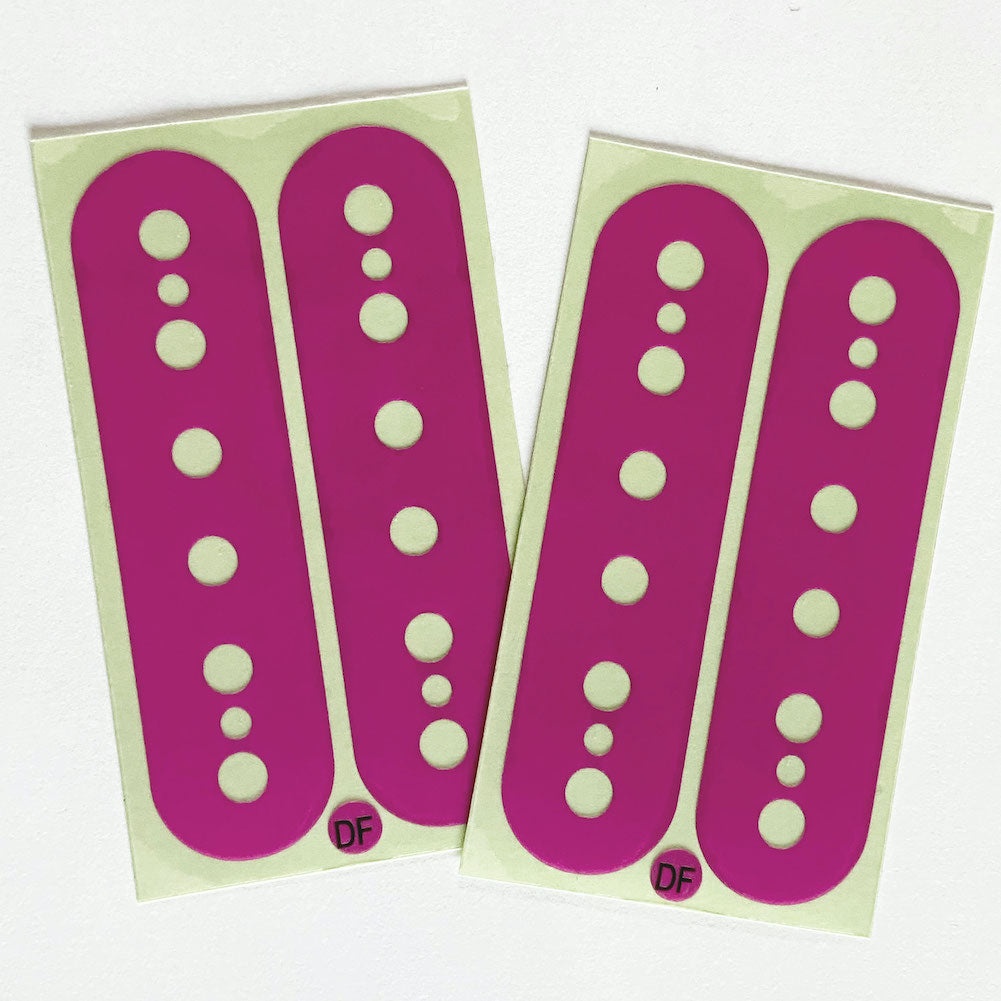 Pickup Stickers for Humbucker // DiMarzio DP100 F-Spaced - Inlay Stickers Jockomo