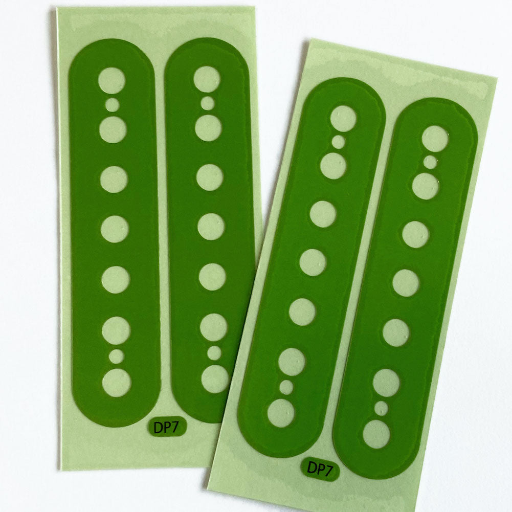 Pickup Stickers for 7 String Guitar Humbuckers - Inlay Stickers Jockomo