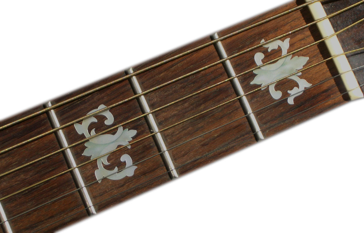 Classical banjo inlay pattern fret markers for both electric & acoustic guitars