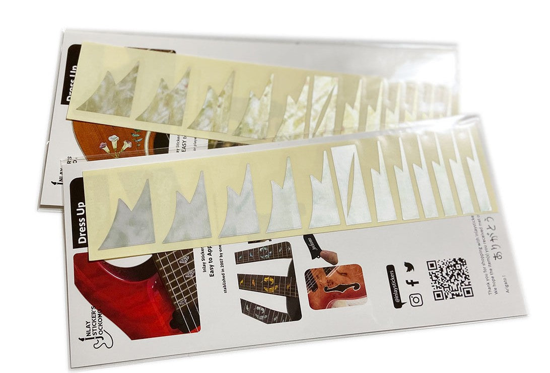 Ibanez style Shark Tooth fret markers - Inlay Stickers Jockomo
