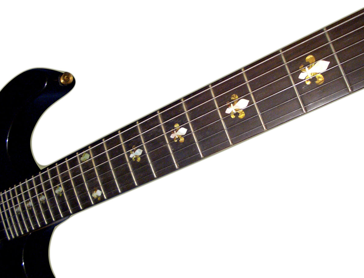Elegant & classic Fleur de Lys symbols fret markers for guitars