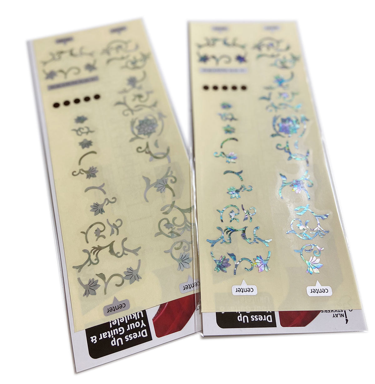 flowers with vine Takamine EF451DLX style fret markers for guitars
