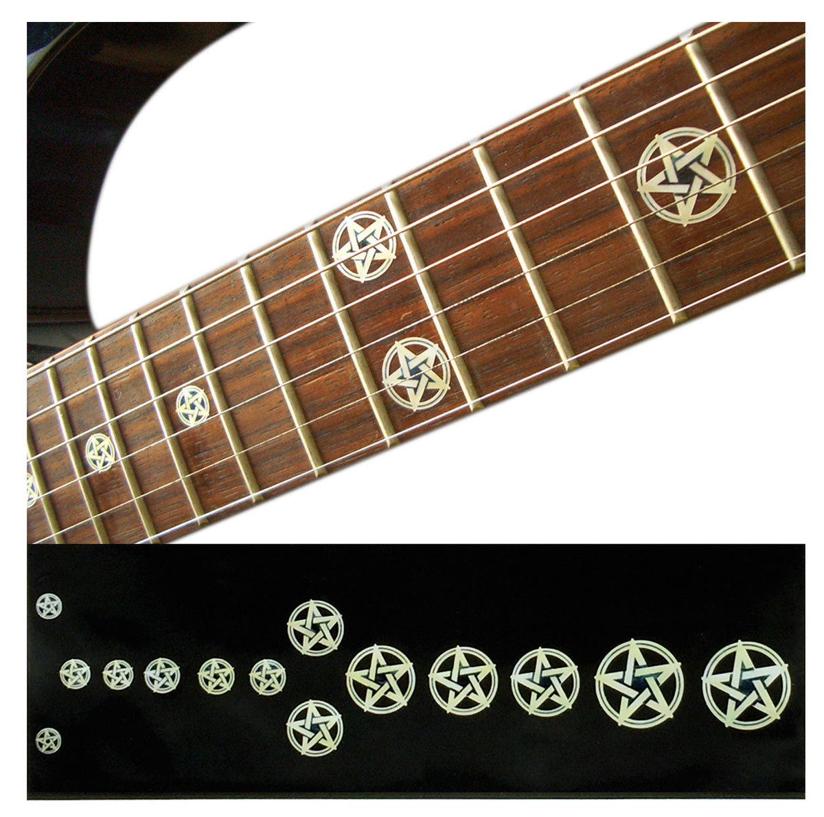 Kevin Bond Superjoint Jackson style fret markers decal for guitars
