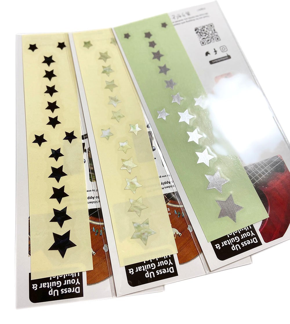Everly Brothers Stars Fret Markers by Inlay Sticker's Jockomo