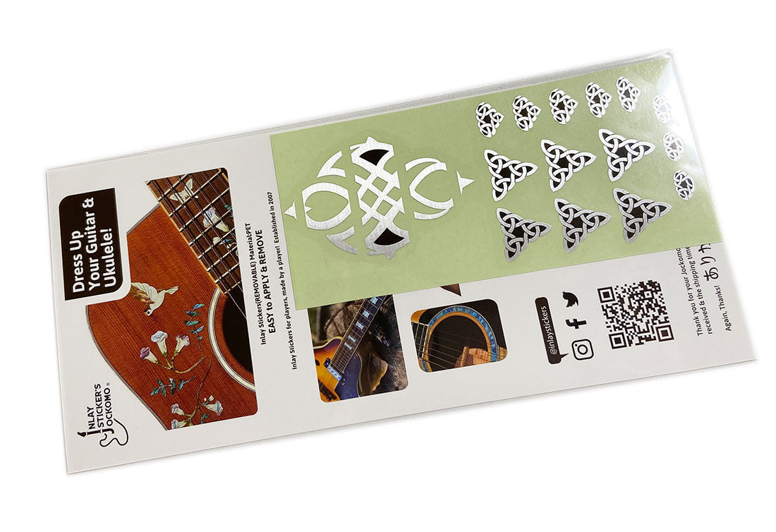 Celtic knot Cross Fret Markers for Guitar