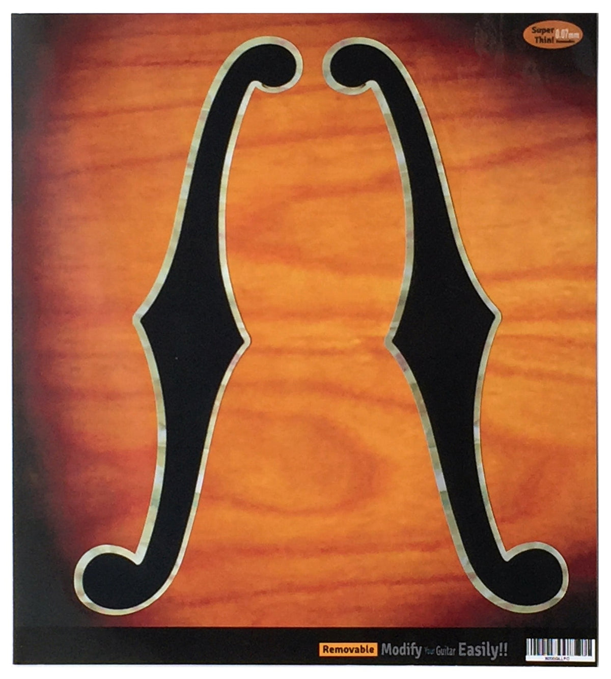 Standard Type / L&R F-Holes - Inlay Stickers Jockomo