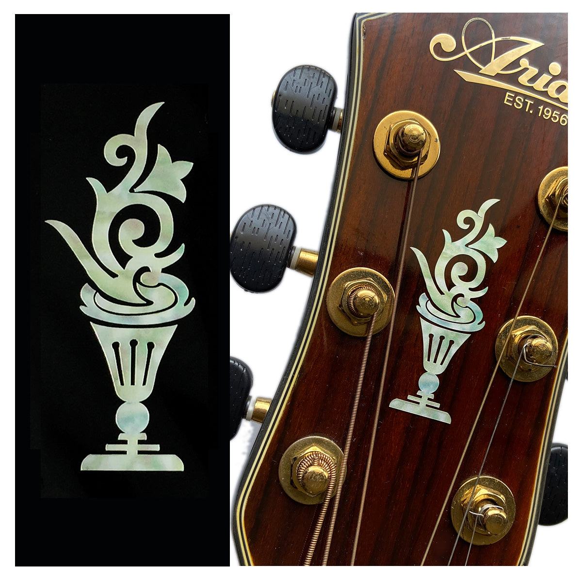 Flower Pot / Torch (2pcs) - Inlay Stickers Jockomo