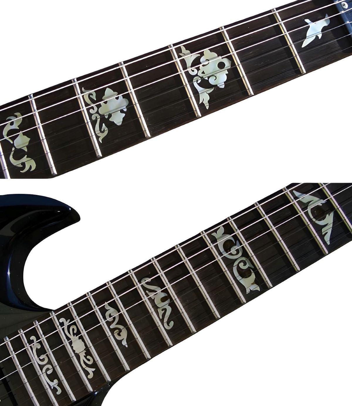 Vintage style Grateful Dead Jerry Garcia fret markers for guitars