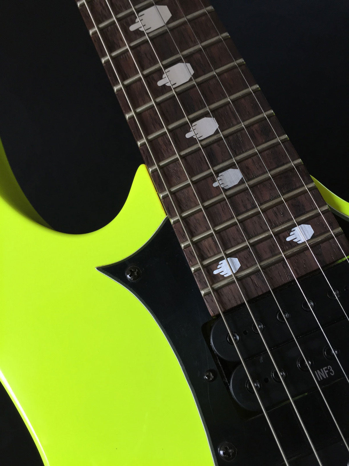 James Hetfield (Metallica) Middle Fingers - Inlay Stickers Jockomo
