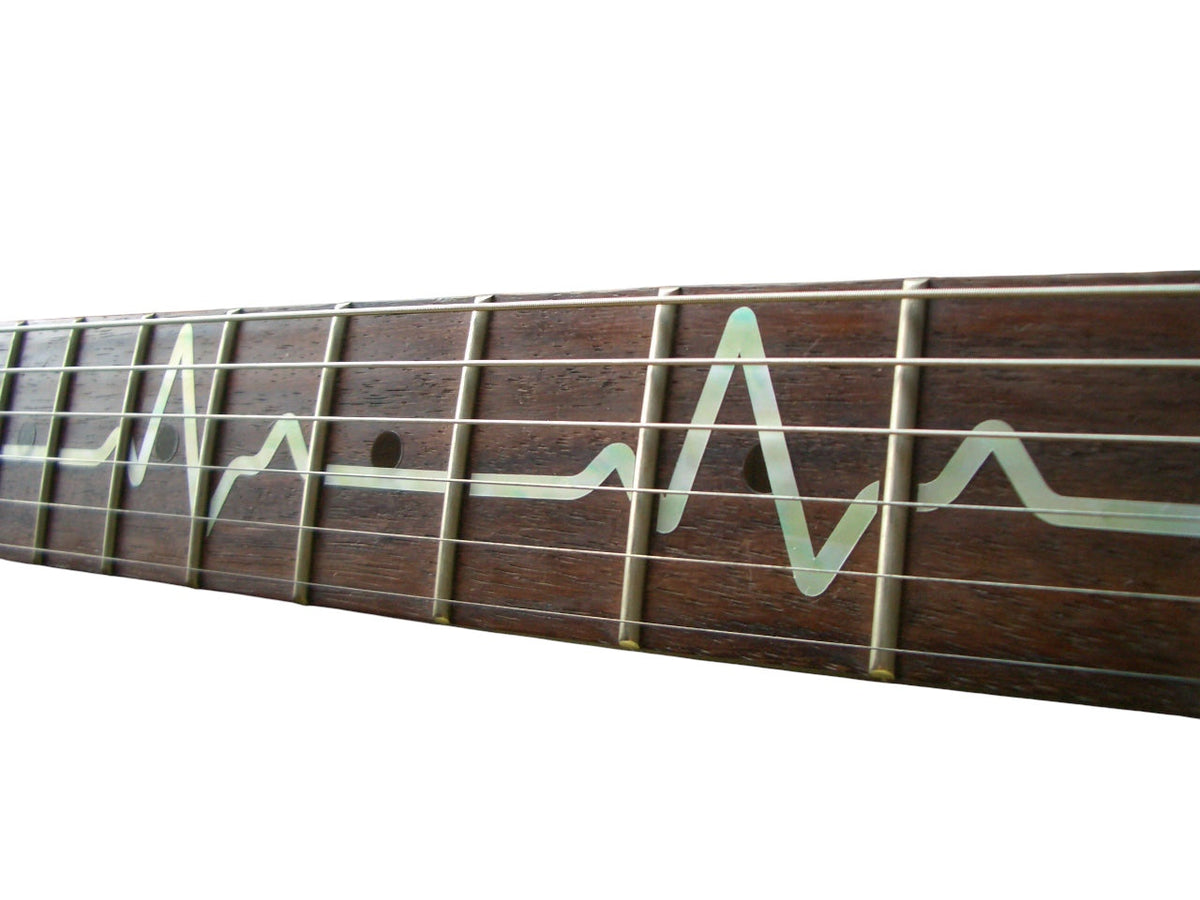 EKG (ECG) Heartbeat Line pulse fret markers for guitars
