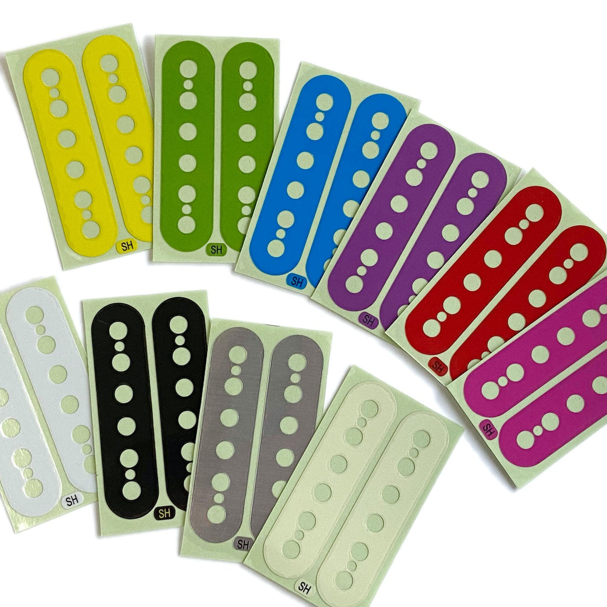 Pickup Stickers for Humbucker, Seymour Duncan SH-1 - Inlay sticker's Jockomo