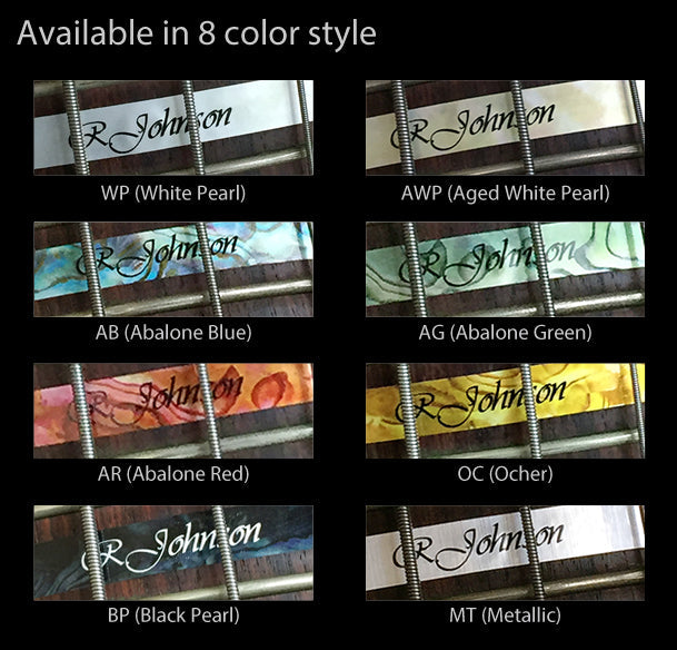 Custom-Made High Position Fret Marker for Bass - Inlay Stickers Jockomo
