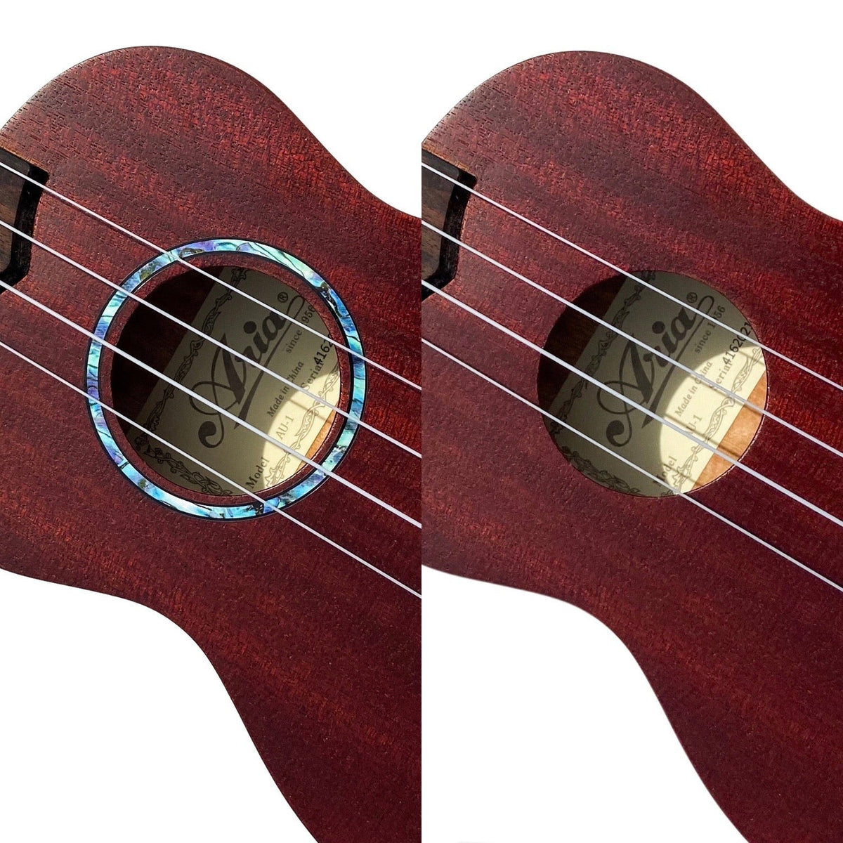 Ukulele Rosette (Abalone Blue) - Inlay Stickers Jockomo