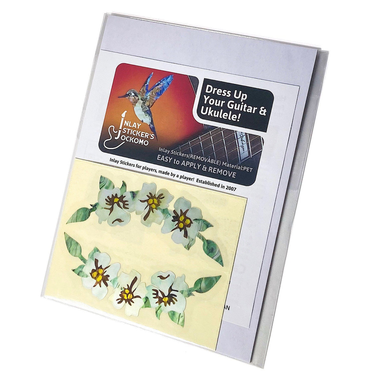Hibiscus Flowers - Inlay Stickers Jockomo