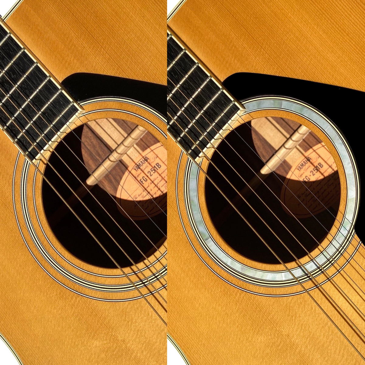 Rosette Stripes (White Pearl) - Purfling for Guitars - Inlay Stickers Jockomo
